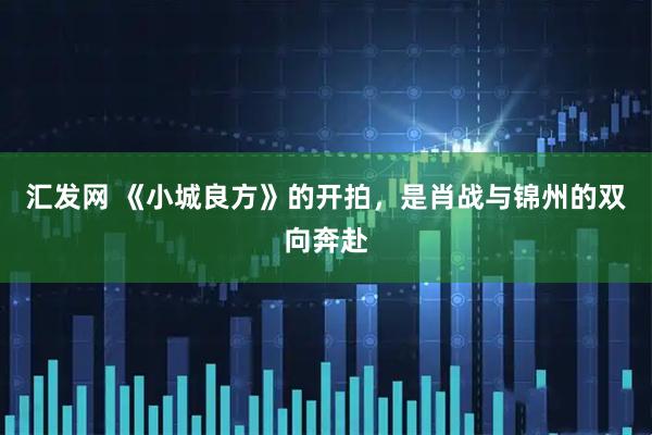 汇发网 《小城良方》的开拍，是肖战与锦州的双向奔赴